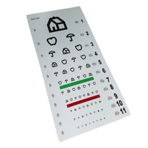 Tabla Optotipo Figuras niños